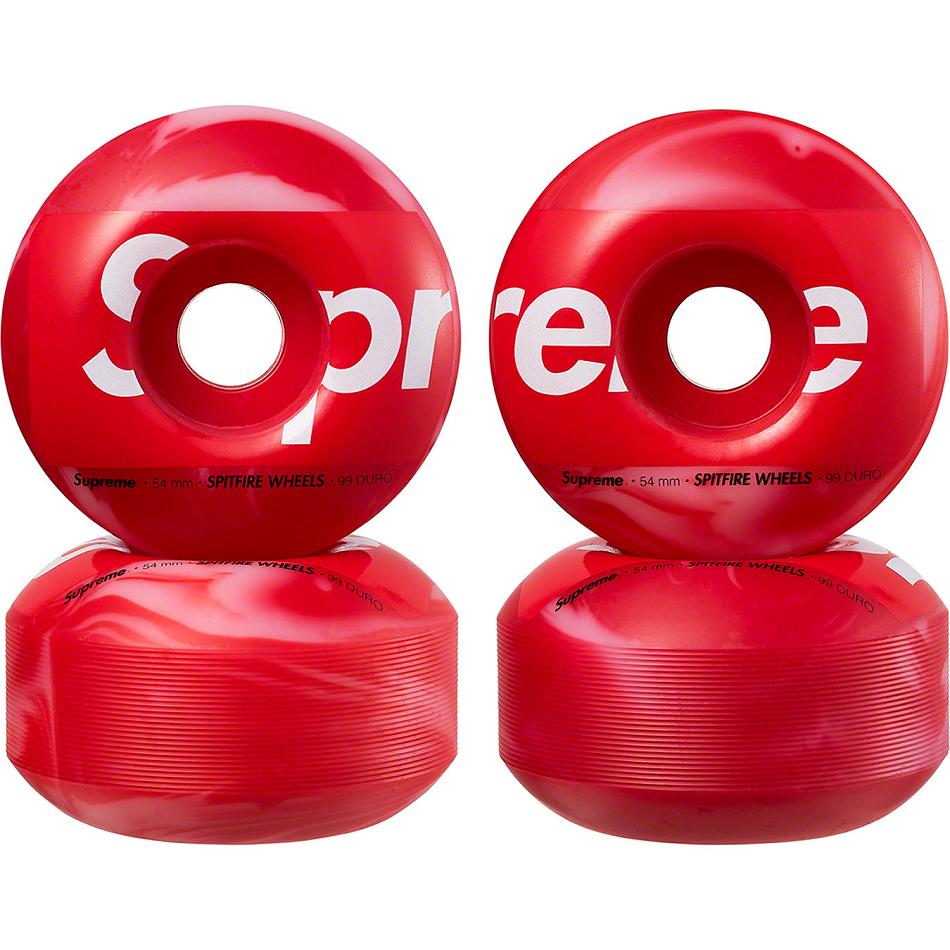 Accesorios Supreme Spitfire® Shop Wheels (Set of 4) Skateboard Rojas | CL174YU