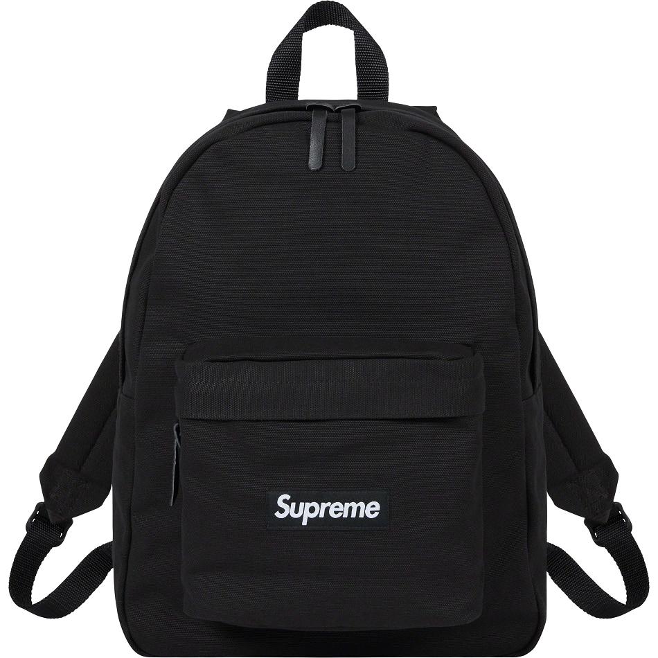 Bolsas Supreme Lona Backpack Negras | CL166BC