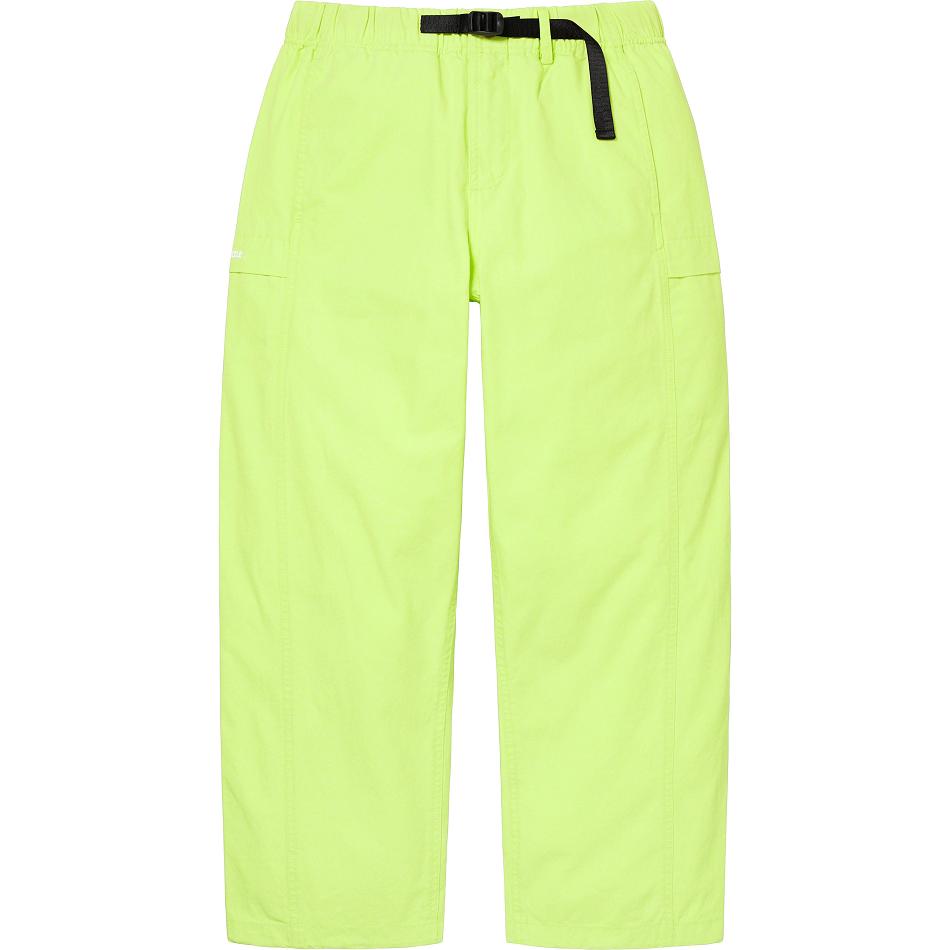 Pantalones Supreme Belted Trail Pant Verde | CL416FM