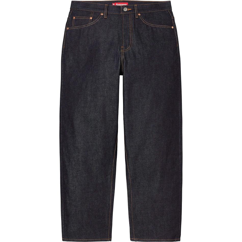 Pantalones Supreme Rigid Baggy Jean Negras | CL427NB