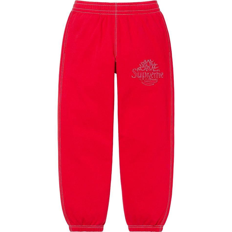 Pantalones Supreme Timberland® Sweatpant Rojas | CL409UT