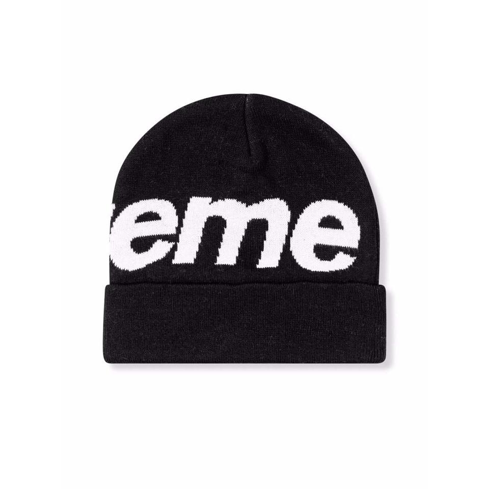 Sombreros Supreme Big Logo Beanie Negras | CL111XF