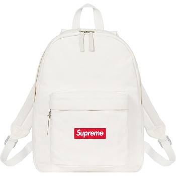 Bolsas Supreme Lona Backpack Blancas | CL165VD