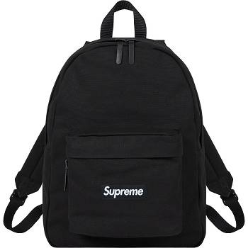 Bolsas Supreme Lona Backpack Negras | CL166BC