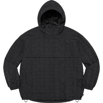 Jassen Supreme Repeat Stitch Anorak Negras | CL442FM