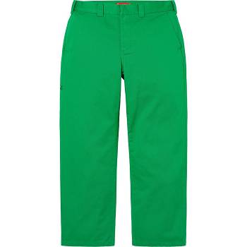 Pantalones Supreme Trabajo Pant Verde | CL418HK