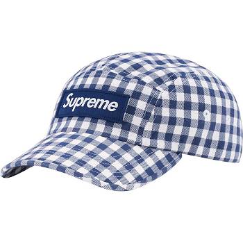 Sombreros Supreme Gingham Camp Cap Azules | CL115NB