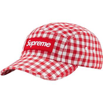 Sombreros Supreme Gingham Camp Cap Rojas | CL114BC