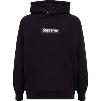 Sudadera Con Capucha Supreme White Logo Negras | CL461UT