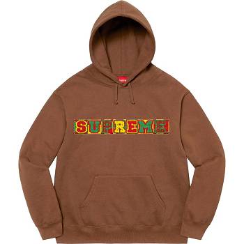 Sudaderas Supreme Beaded Encapuchado Marrones | CL273QZ