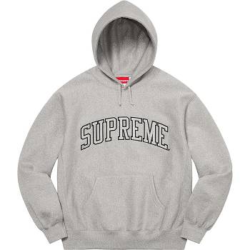 Sudaderas Supreme Glitter Arc Encapuchado Gris | CL299QZ